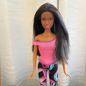 2010 Beach Party! Nikki Barbie Doll, doll stand included.